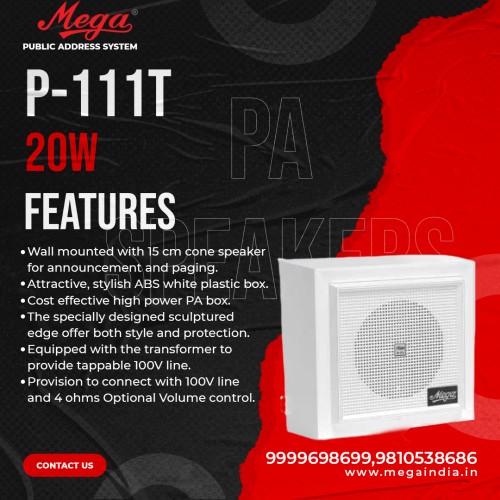 P 111 T Wall Speakers